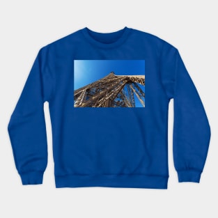 Eiffel Tower in Paris against clear blue sky Crewneck Sweatshirt